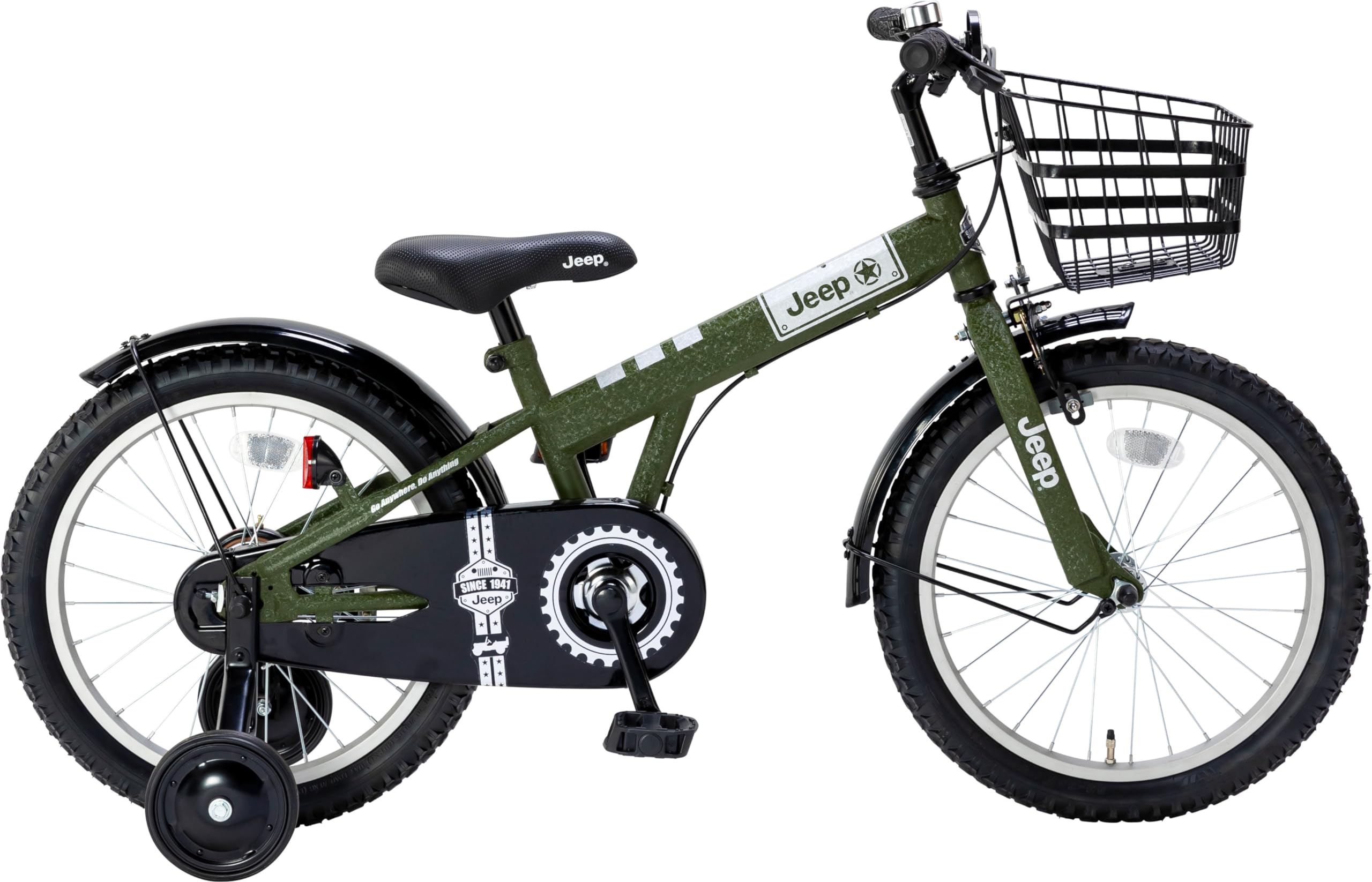 Amazon.co.jp: ジープ JEEP JE-18G 幼児自転車 18インチ オリーブ